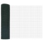 vidaXL Recinzione in Rete Saldata con 11 Pali U Verde 0.5x25 m Acciaio vidaXL Recinzione in Rete Saldata con 11 Pali U Verde 0.5x25 m Acciaio