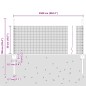 vidaXL Recinzione in Rete Saldata con 11 Pali U Verde 0.5x25 m Acciaio vidaXL Recinzione in Rete Saldata con 11 Pali U Verde 0.5x25 m Acciaio