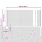 vidaXL Recinzione in Filo Saldato con 11 U Post Verde 0.6x25 m Acciaio