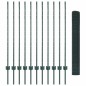 vidaXL Recinzione in Rete Saldata con 11 Post U Verde 1,2x25 m Acciaio