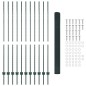 vidaXL Recinzione in rete saldata con 11 post U Verde 1.6x25 m Acciaio vidaXL Recinzione in rete saldata con 11 post U Verde 1.6x25 m Acciaio