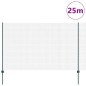 vidaXL Recinzione in Filo Saldato con 11 Post U Verde 1.6x25 m Acciaio