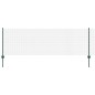 vidaXL Recinto Filo Saldato con 22 U Post Verde 0,8x50 m Acciaio
