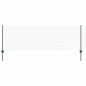 vidaXL Recinzione in Filo Saldato con 22 Post U Verde 0.8x50 m Acciaio vidaXL Recinzione in Filo Saldato con 22 Post U Verde 0.8x50 m Acciaio