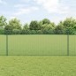 vidaXL Recinzione in Filo Saldato di con 22 Post U Verde 1x50 m Acciaio vidaXL Recinzione in Filo Saldato di con 22 Post U Verde 1x50 m Acciaio