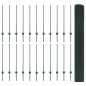 vidaXL Recinzione in Filo Saldato di con 22 Post U Verde 1x50 m Acciaio vidaXL Recinzione in Filo Saldato di con 22 Post U Verde 1x50 m Acciaio