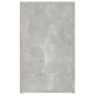 Comodino Grigio Cemento 50x36x60 cm in Legno Multistrato Comodino Grigio Cemento 50x36x60 cm in Legno Multistrato