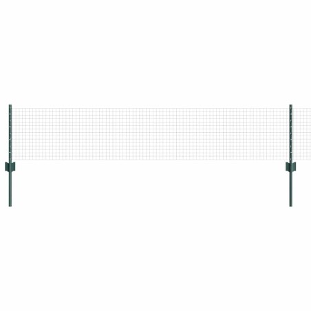 vidaXL Recinzione in Rete Saldato con 44 Post U Verde 0.4x100 m Acciaio