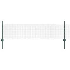 vidaXL Recinto in Filo Saldato con 44 U Posts Verde 0.5x100 m Acciaio