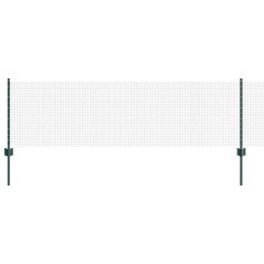 vidaXL Recinzione in Filo Saldato con 44 U Post Verde 0.6x100 m Acciaio