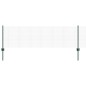 vidaXL Recinzione in Filo Saldato con 44 Poste U Verde 0.6x100 m Acciaio vidaXL Recinzione in Filo Saldato con 44 Poste U Verde 0.6x100 m Acciaio