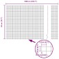 vidaXL Set recinzioni da giardino Set da 2 Grigio Acciaio zincato vidaXL Set recinzioni da giardino Set da 2 Grigio Acciaio zincato