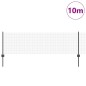 vidaXL Recinzione in filo saldato con 5 post U Grigia 0.6x10 m Acciaio vidaXL Recinzione in filo saldato con 5 post U Grigia 0.6x10 m Acciaio