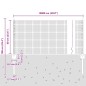 vidaXL Recinzione in filo saldato con 5 post U Grigia 0.6x10 m Acciaio vidaXL Recinzione in filo saldato con 5 post U Grigia 0.6x10 m Acciaio