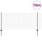 vidaXL Set di Recinzione da Giardino Set di 2 Grigio Metallo 10 x 1 m vidaXL Set di Recinzione da Giardino Set di 2 Grigio Metallo 10 x 1 m