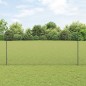 vidaXL Recinzione in Filo Saldato con 10 Post Grigio 1,4x10 m Acciaio vidaXL Recinzione in Filo Saldato con 10 Post Grigio 1,4x10 m Acciaio
