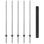 vidaXL Recinzione in Filo Saldato con 10 Post Grigio 1,4x10 m Acciaio vidaXL Recinzione in Filo Saldato con 10 Post Grigio 1,4x10 m Acciaio