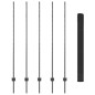 vidaXL Recinzione in Rete Saldato con 10 Post U Grigio 1.6x10 m Acciaio vidaXL Recinzione in Rete Saldato con 10 Post U Grigio 1.6x10 m Acciaio