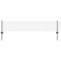 vidaXL Recinzione in Filo Saldato con 11 Posti U Grigio 0.4 x 25 m Acciaio