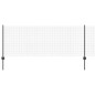 vidaXL Recinzione in Filo Saldato con 11 Pali a U Grigio 0.8x25 m in Acciaio vidaXL Recinzione in Filo Saldato con 11 Pali a U Grigio 0.8x25 m in Acciaio