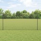 vidaXL Recinzione in Filo Saldato con 22 Pali U Grigi 1,2x25 m in Acciaio vidaXL Recinzione in Filo Saldato con 22 Pali U Grigi 1,2x25 m in Acciaio