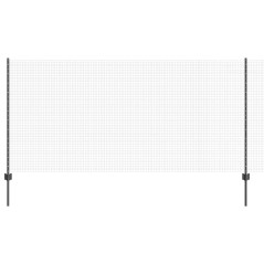 vidaXL Recinzione in Rete Saldato con 22 Post Grigi 1.2x25 m Acciaio