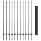 vidaXL Recinzione in Rete Saldata con 22 Post U Grigio 1.6x25 m Acciaio vidaXL Recinzione in Rete Saldata con 22 Post U Grigio 1.6x25 m Acciaio