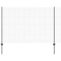 vidaXL Recinzione in Filo Saldato con 22 Post Grigio 1,6x25 m in Acciaio