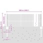 vidaXL Recinzione in Filo Saldato con 22 Pali U Grigi 0.4x50 m in Acciaio vidaXL Recinzione in Filo Saldato con 22 Pali U Grigi 0.4x50 m in Acciaio