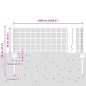 vidaXL Recinzione vitaXL in rete saldata con 22 pali U Grigio 0,4x50 m Acciaio vidaXL Recinzione vitaXL in rete saldata con 22 pali U Grigio 0,4x50 m Acciaio