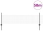 vidaXL Recinzione in filo saldato con 22 post U grigio 0.5x50 m in acciaio vidaXL Recinzione in filo saldato con 22 post U grigio 0.5x50 m in acciaio