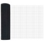 vidaXL Recinzione in filo saldato con 22 post U grigio 0.5x50 m in acciaio vidaXL Recinzione in filo saldato con 22 post U grigio 0.5x50 m in acciaio