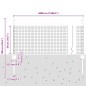 vidaXL Recinzione in filo saldato con 22 post U grigio 0.5x50 m in acciaio vidaXL Recinzione in filo saldato con 22 post U grigio 0.5x50 m in acciaio