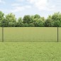 vidaXL Recinzione in Filo Saldato con 22 Post U Grigio 0.6x50 m Acciaio vidaXL Recinzione in Filo Saldato con 22 Post U Grigio 0.6x50 m Acciaio