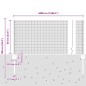 vidaXL Recinzione in Filo Saldato con 22 Post U Grigio 0.6x50 m Acciaio vidaXL Recinzione in Filo Saldato con 22 Post U Grigio 0.6x50 m Acciaio