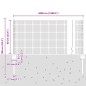 vidaXL Recinzione in Rete Saldato con 22 Pali U Grigi 0.6x50 m Acciaio vidaXL Recinzione in Rete Saldato con 22 Pali U Grigi 0.6x50 m Acciaio