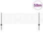 vidaXL Recinzione in Filo Saldato con 22 Pali Grigia 0.6x50 m Acciaio vidaXL Recinzione in Filo Saldato con 22 Pali Grigia 0.6x50 m Acciaio