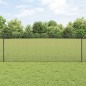 vidaXL Recinzione in Filo Saldato con 22 Post Grigi 0,8x50 m Acciaio vidaXL Recinzione in Filo Saldato con 22 Post Grigi 0,8x50 m Acciaio