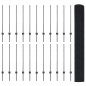 vidaXL Recinzione in Rete Saldato con 44 Post U Grigia 1x50 m Acciaio