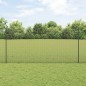 vidaXL Recinzione in Fili Saldati con 44 Post U Grigio 1.2x50 m Acciaio vidaXL Recinzione in Fili Saldati con 44 Post U Grigio 1.2x50 m Acciaio