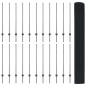 vidaXL Recinzione in Fili Saldati con 44 Post U Grigio 1.2x50 m Acciaio vidaXL Recinzione in Fili Saldati con 44 Post U Grigio 1.2x50 m Acciaio