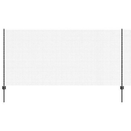 vidaXL Recinzione in Rete Saldati con 44 Post U Grigia 1.2x50 m in Acciaio