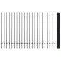 vidaXL Recinzione in filo saldato con 44 Post Grigio 1.5x50 m Acciaio vidaXL Recinzione in filo saldato con 44 Post Grigio 1.5x50 m Acciaio