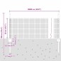 vidaXL Recinzione in Filo Saldato con 44 Posti U Grigi 0.5x100 m Acciaio vidaXL Recinzione in Filo Saldato con 44 Posti U Grigi 0.5x100 m Acciaio