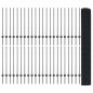 vidaXL Recinzione in Filo Saldato con 88 Pali a U Grigi 1x100 m Acciaio