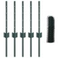 Pali per Recinzione vidaXL 5 pz U-Channel Verde 40 cm Acciaio Pali per Recinzione vidaXL 5 pz U-Channel Verde 40 cm Acciaio