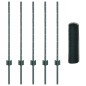 Pali per Recinzione vidaXL 5 pz U-Channel Verde 80 cm Acciaio Pali per Recinzione vidaXL 5 pz U-Channel Verde 80 cm Acciaio