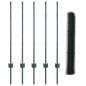 Pali per Recinzione vidaXL 5 pcs U-Channel Verde 100 cm Acciaio Pali per Recinzione vidaXL 5 pcs U-Channel Verde 100 cm Acciaio