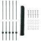 Pali per Recinzione vidaXL 5 pcs U-Channel Verde 100 cm Acciaio Pali per Recinzione vidaXL 5 pcs U-Channel Verde 100 cm Acciaio