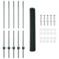 Pali da Recinzione vidaXL 5 pcs U-Channel Verde 120 cm Acciaio Pali da Recinzione vidaXL 5 pcs U-Channel Verde 120 cm Acciaio